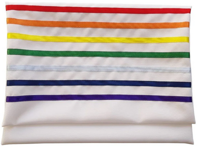 Explore the rich heritage of Rainbow Tallits.