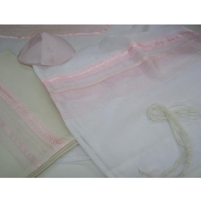 The Pink Stripes Tallit